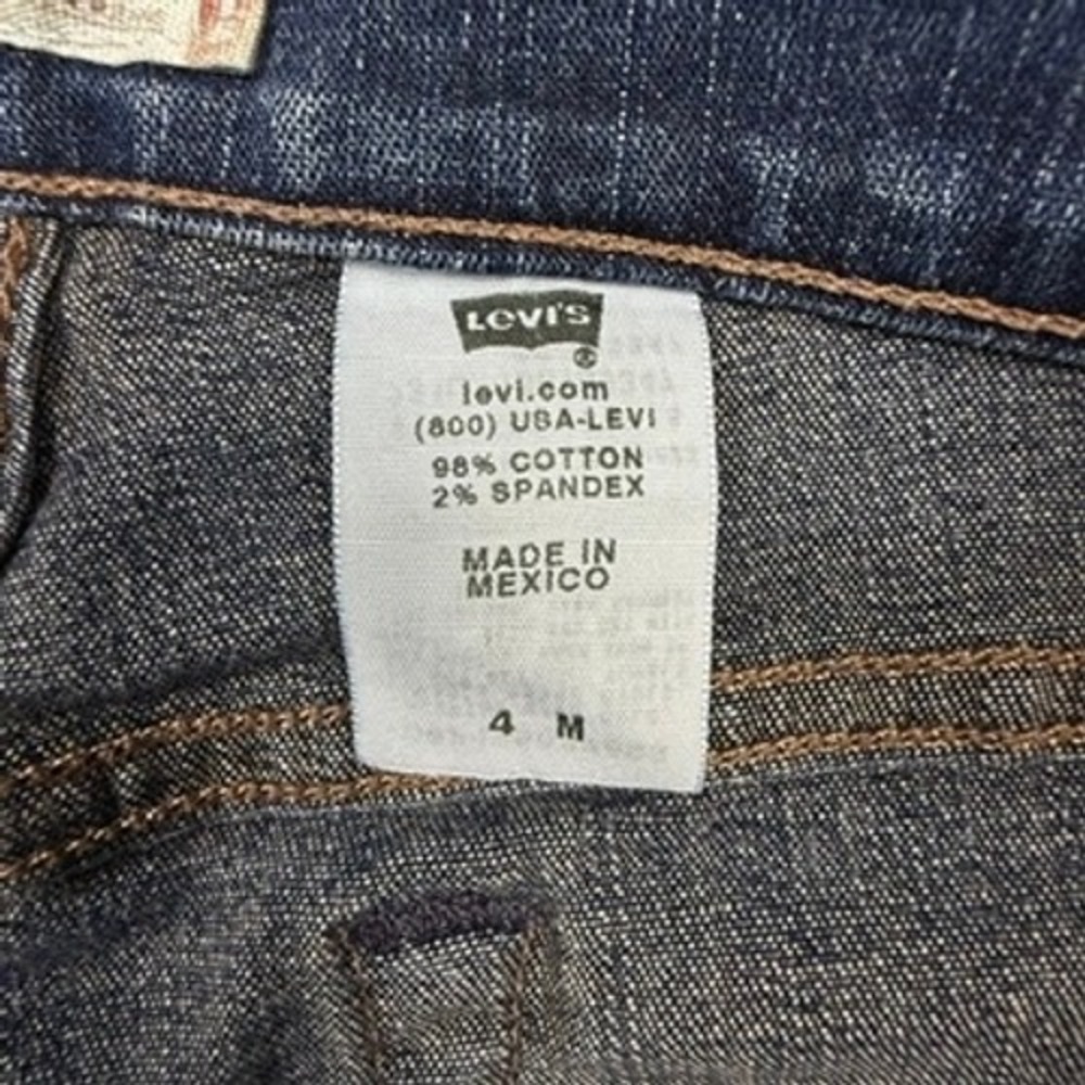 Levis 515 Bootcut Jeans Womens 4M Medium Wash Denim Stretch Mid Rise Y2K/2007 - Picture 5 of 14